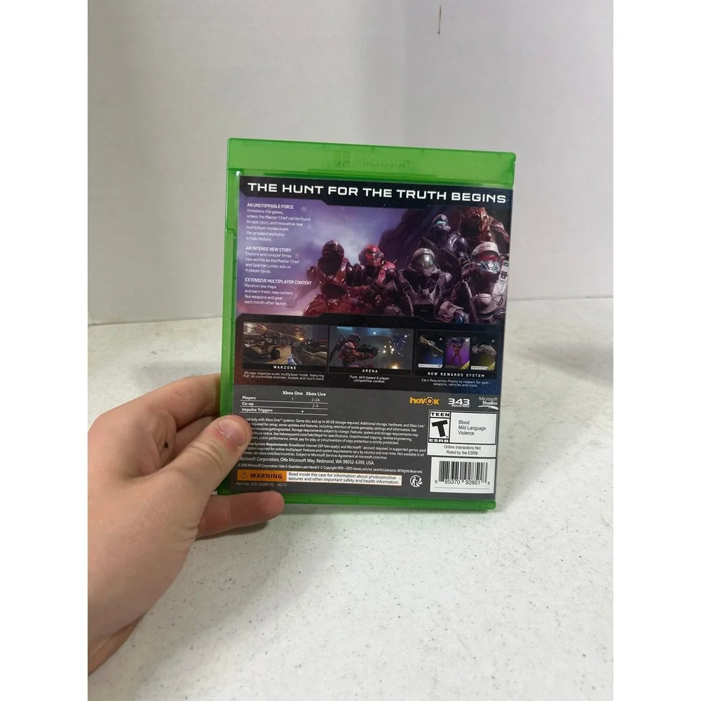 Halo 5 Guardians‎ Xbox One Microsoft 343 Industries First Person Shooter Game